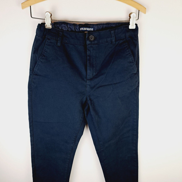 H&M Boys Pants NWT Navy Blue Chinos Sz 12-13 year School Uniform - Picture 2 of 12